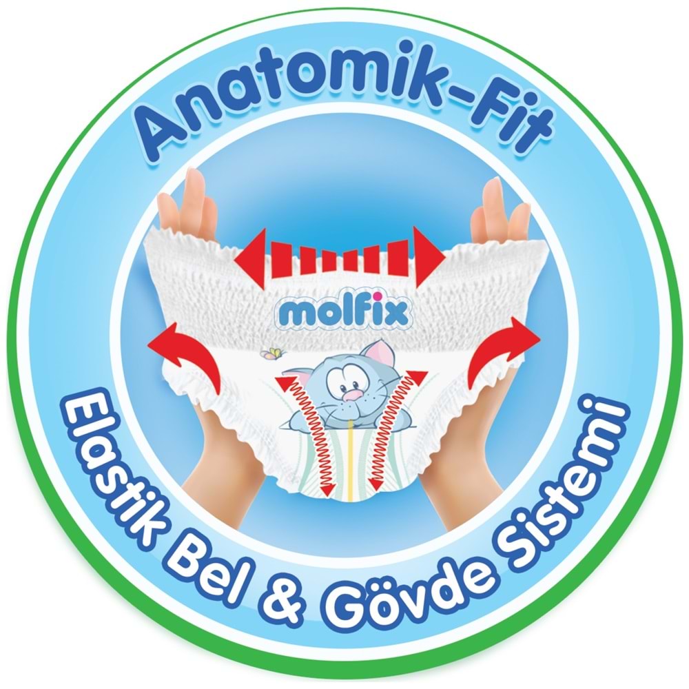 Molfix Külot Bebek Bezi Beden:5 (12-17Kg) Junior 60 Adet Süper Fırsat Pk
