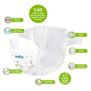 Molfix Pure&Soft Bebek Bezi Beden:2 (3-6Kg) Mini 88 Adet Süper Fırsat Pk
