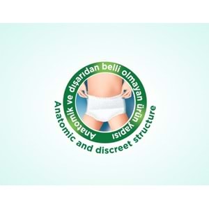 Evony Yetişkin Bezi Emici Külot M - Orta - Medium 30 Adet Tekli Pk