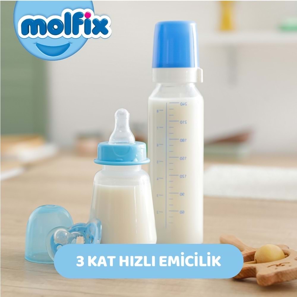 Molfix Bebek Bezi Beden:6 (15+KG) Extra Large 80 Adet Mega Pk
