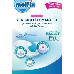 Molfix Premium Smart Fit Bebek Bezi 4 Beden 7-14 KG Maxi 86 Adet Ultra Fırsat Pk
