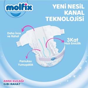 Molfix Bebek Bezi 7 Beden 20-30 KG XX Large 48 Adet Ultra Fırsat Pk