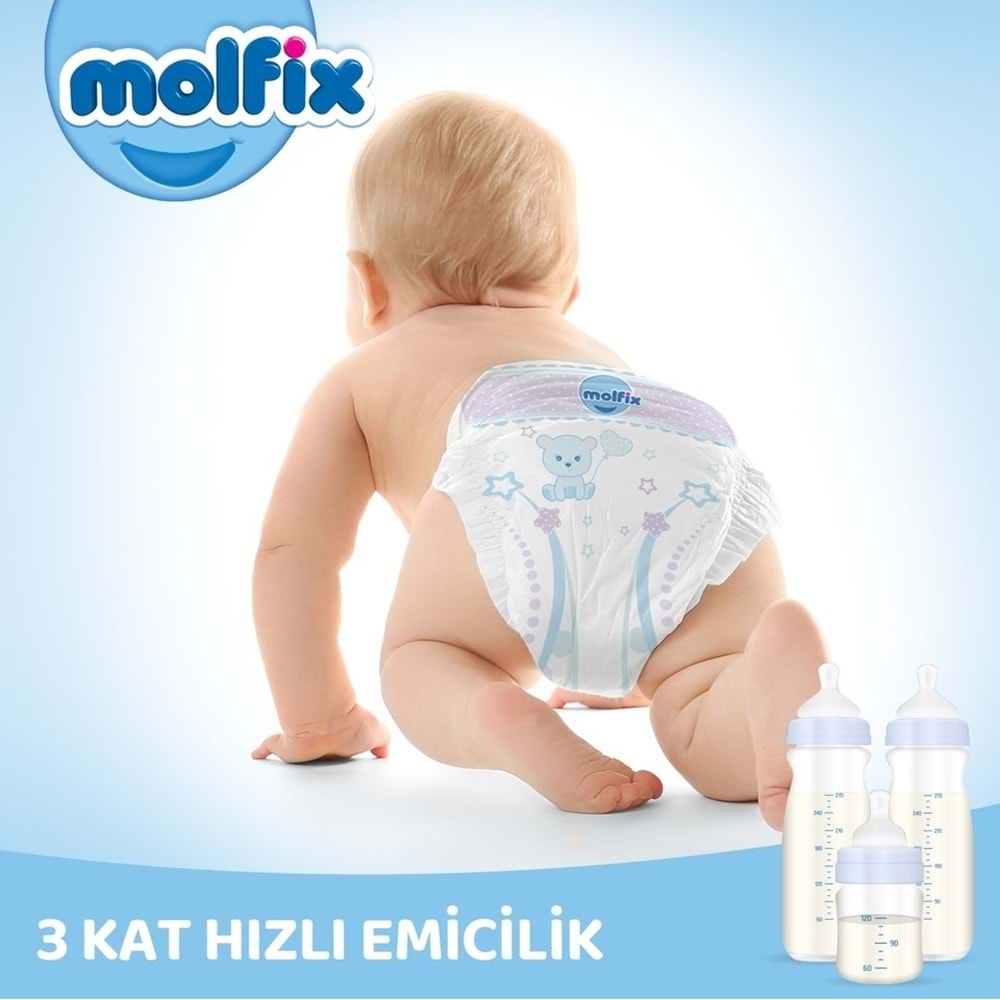 Molfix Bebek Bezi 7 Beden 20-30 KG XX Large 48 Adet Ultra Fırsat Pk