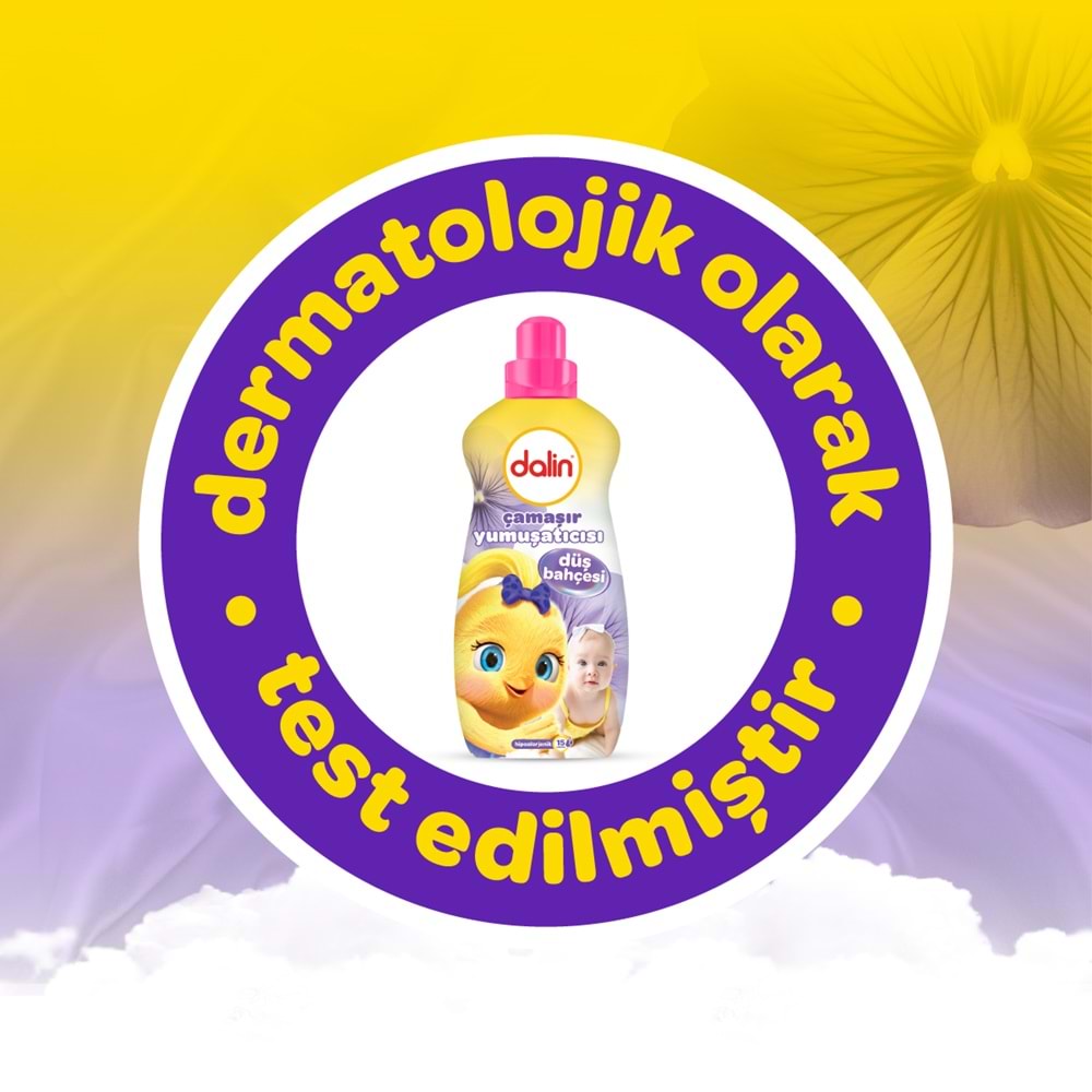 Dalin Çamaşır Yumuşatıcı Konsantre 1500ML Düş Bahçesi (Bebeklere Özel)