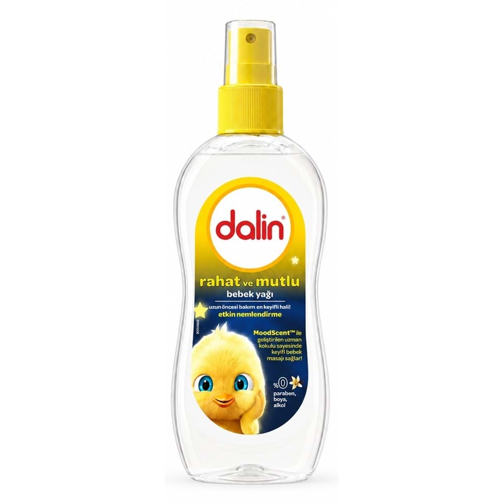 Dalin Bebek Yağı 200ML Sprey Rahat ve Mutlu