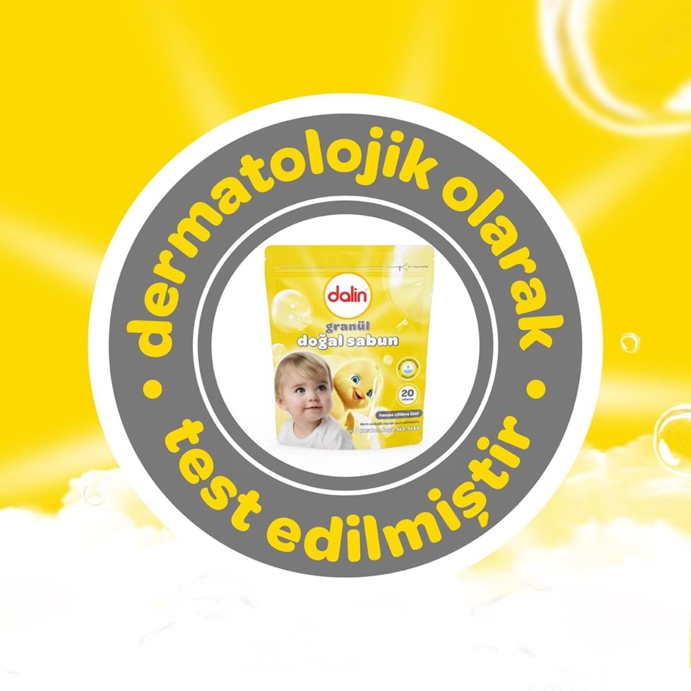 Dalin Granül Sabun Tozu 1000GR Klasik (Doğal Sabun) (20 Yıkama)