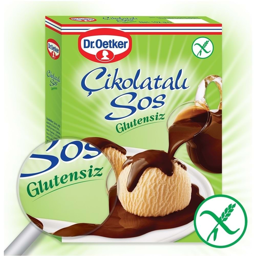Dr. Oetker Glutensiz Çikolatalı Sos 123GR