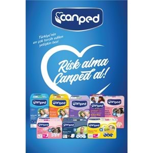 Canped Yetişkin Bezi Bel Bantlı Tekstil Yüzey L - Büyük - Large 14 Adet Tekli Pk
