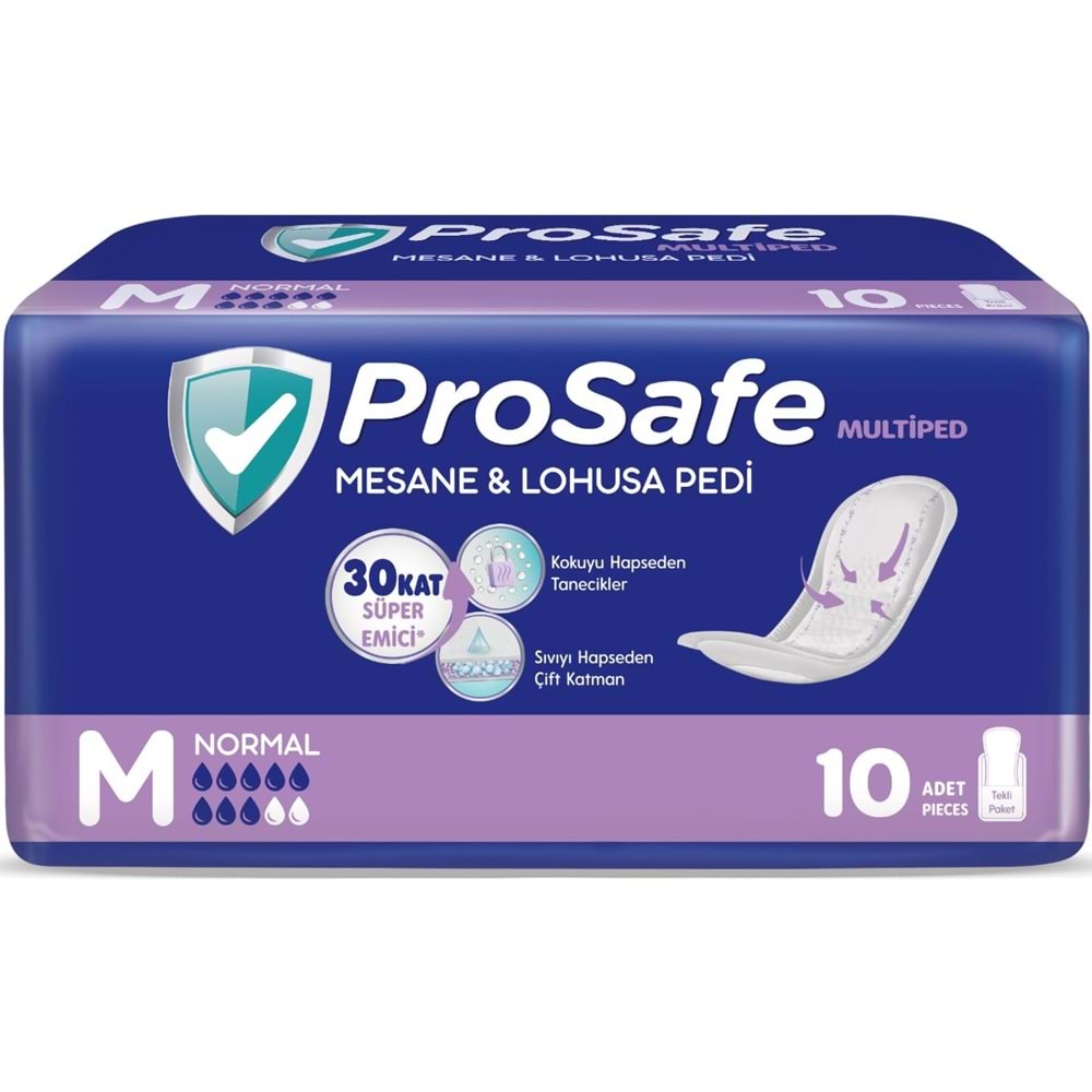 Prosafe Multiped Regl - Mesane - Lohusa Pedi M - Medium - Orta (İç Adet 10) Tekli Pk