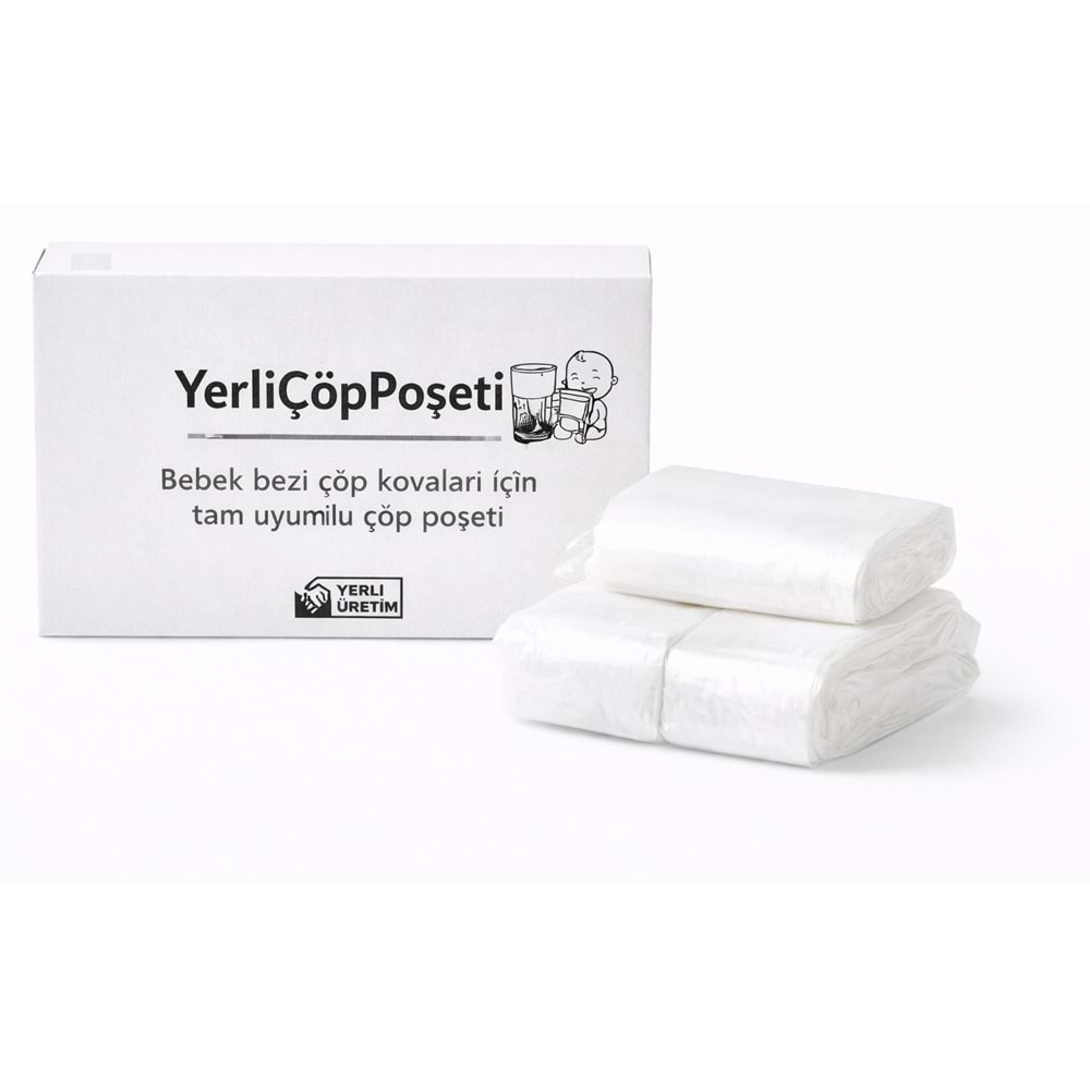 Mandaş Tommee Tippee Twist & Click Çöp Poşeti Tam Uyumlu Yerli (Kutu İçeriği 3 Lü Yedek Set) KOVASIZ