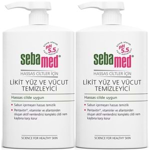 Sebamed Yüz ve Vücut Temizleyici Likit 300 ML (2 Li Set)
