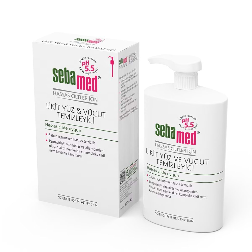 Sebamed Yüz ve Vücut Temizleyici Likit 300 ML (3 Lü Set)
