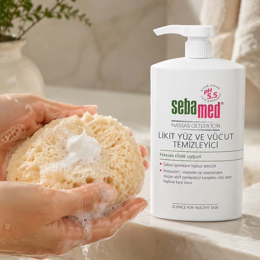 Sebamed Yüz ve Vücut Temizleyici Likit 300 ML (3 Lü Set)