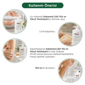 Sebamed Yüz ve Vücut Temizleyici Likit 300 ML (3 Lü Set)