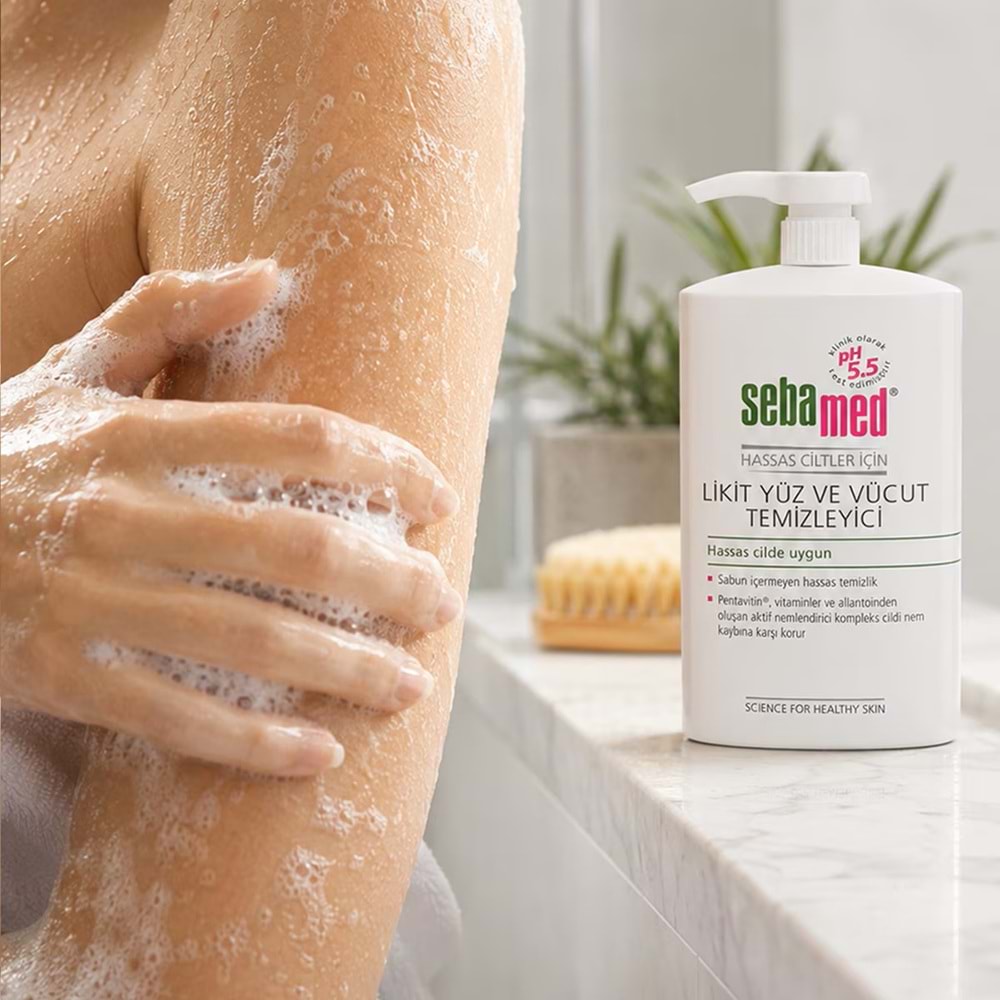 Sebamed Yüz ve Vücut Temizleyici Likit 300 ML (3 Lü Set)