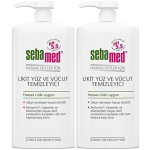 Sebamed Yüz ve Vücut Temizleyici Likit 750 ML (2 Li Set)