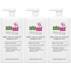 Sebamed Yüz ve Vücut Temizleyici Likit 750 ML (3 Lü Set)