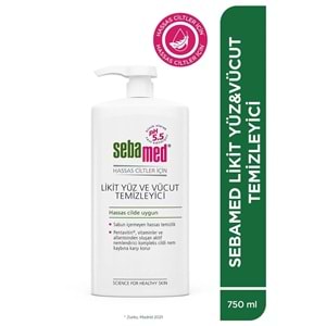 Sebamed Yüz ve Vücut Temizleyici Likit 750 ML (4 Lü Set)