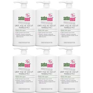 Sebamed Yüz ve Vücut Temizleyici Likit 750 ML (6 Lı Set)