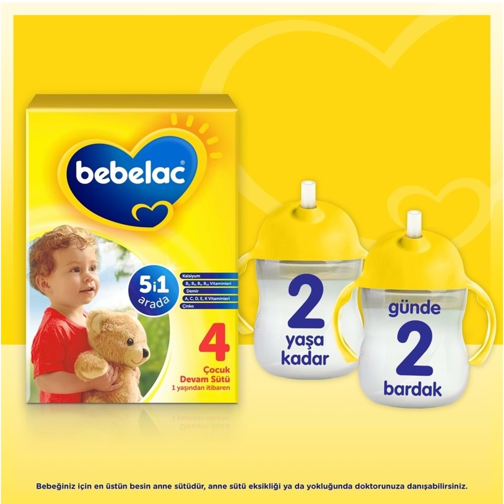 Bebelac 1200GR (800GR+400GR) No:4 Devam Sütü (1+ Yaş) Avantaj Pk