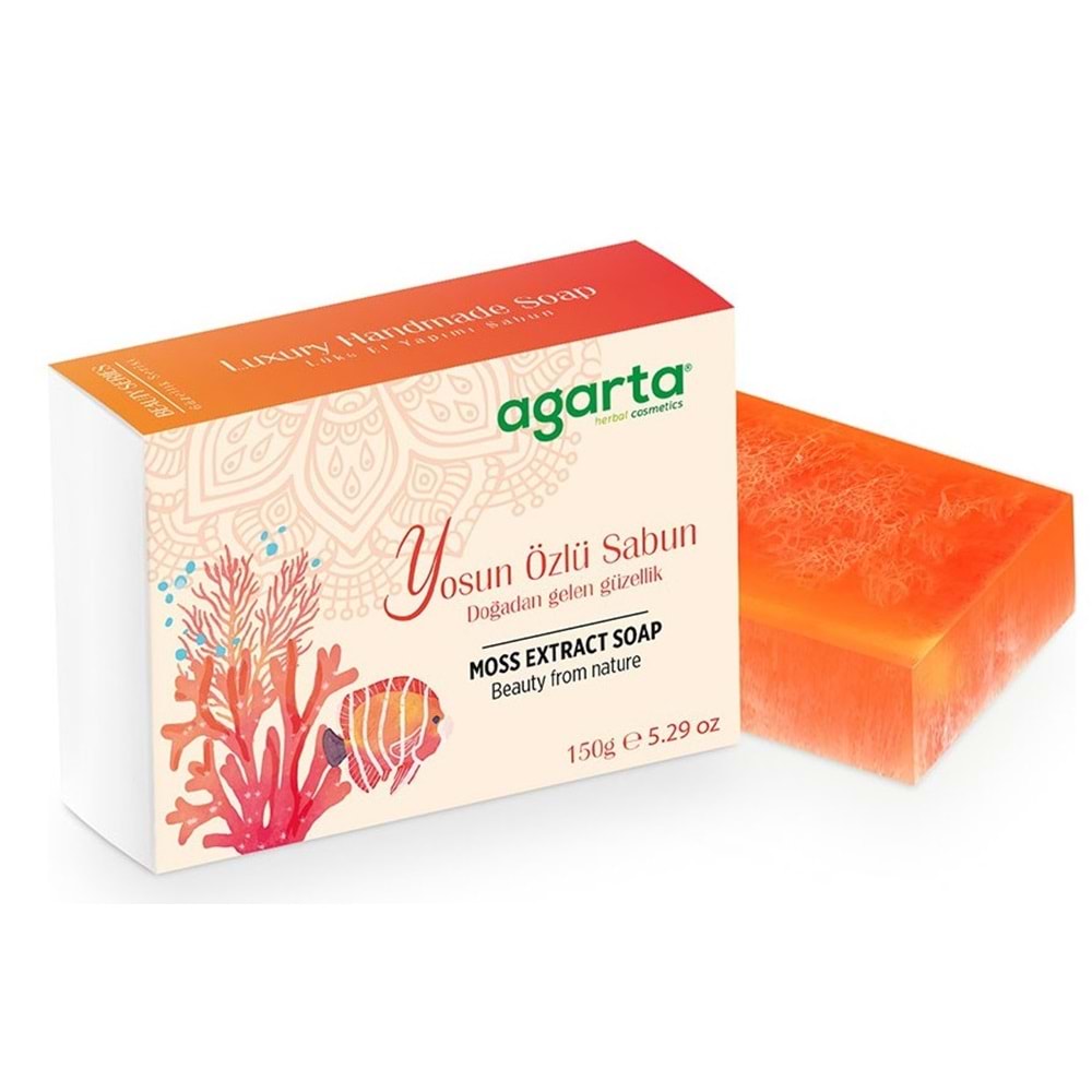 Agarta El Yapımı Doğal Sabun 150GR Yosun Özlü