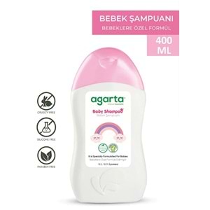 Agarta Doğal Kız Bebek Çocuk Şampuanı Saç ve Vücut 400 ML