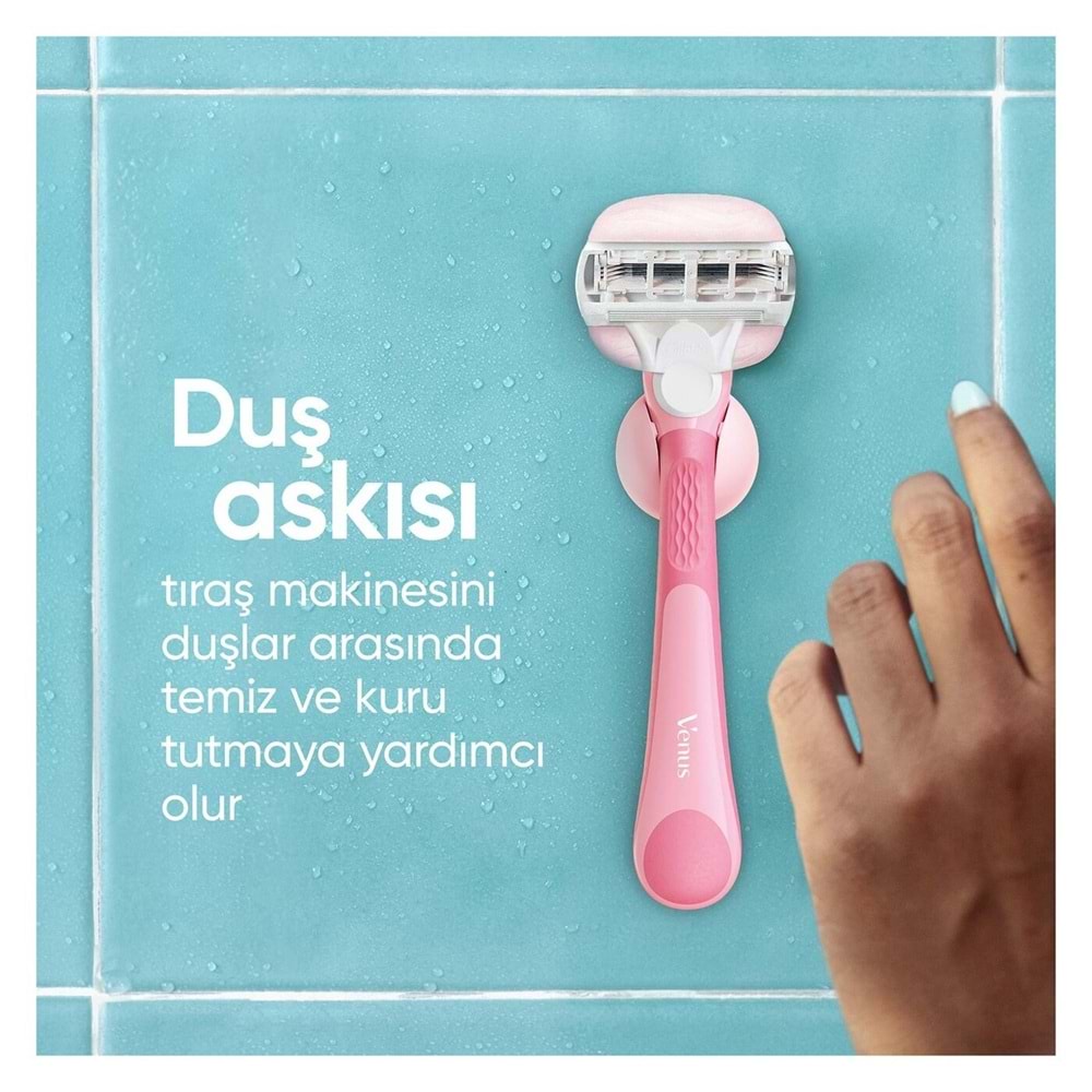 Gillette Venus Venus ComfortGlide Sugarberry Kokulu Miami Kadın 5 Bıçaklı Tıraş Makinesi 1 adet