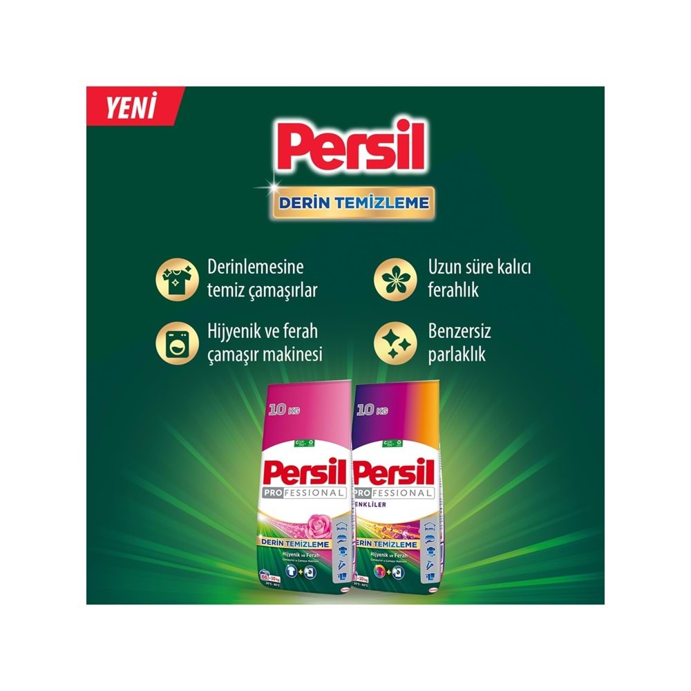 Persil Matik Toz Çamaşır Deterjanı 10KG Gülün Büyüsü (66 Yıkama)