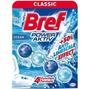 Bref Power Aktiv Klozet Bloğu (İç Adet 1 Li Pk) Okyanus Kokulu