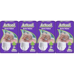 Actual Emici Külot Yetişkin Bezi M - Medium - Orta (Islaklık Göstergeli) 120 Adet