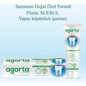 Agarta Doğal Diş Macunu 100ML Bitki Özlü (2 Li Set)