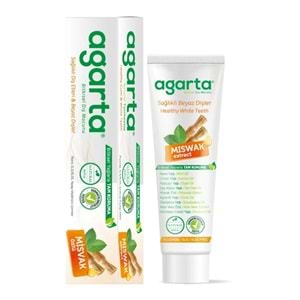 Agarta Doğal Diş Macunu 100ML Misvak özlü (4 Lü Set)