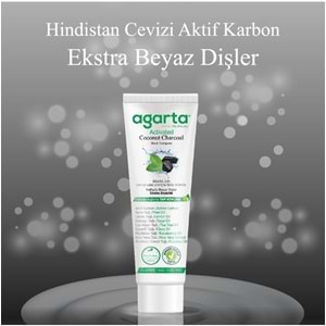 Agarta Doğal Diş Macunu 100ML Aktif Karbonlu (4 Lü Set)