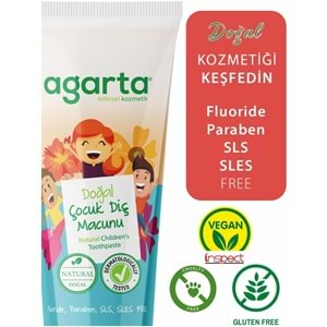Agarta Doğal Diş Macunu 75ML Çocuk (9 Lu Set)