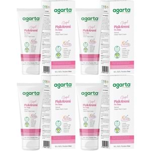 Agarta Doğal Pişik Kremi 100ML (4 Lü Set)