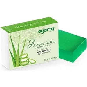 Agarta El Yapımı Doğal Sabun 150GR Aloe Vera (5 Li Set)