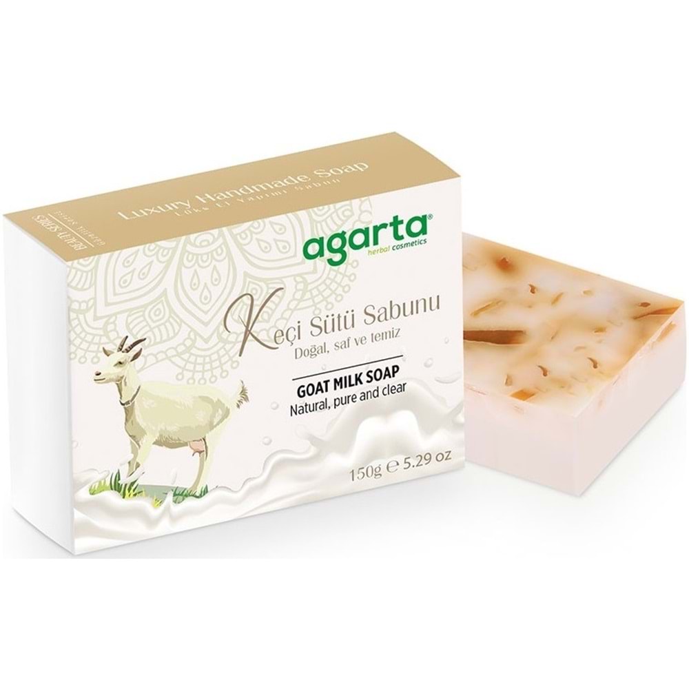 Agarta El Yapımı Doğal Sabun 150GR Keçi Sütü (6 Lı Set)