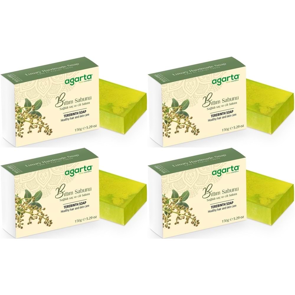 Agarta El Yapımı Doğal Sabun 150GR Bıttım (4 Lü Set)