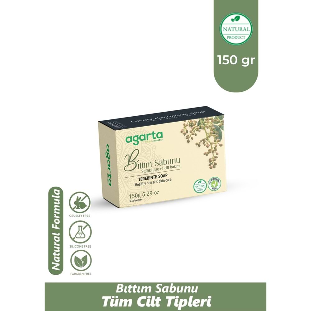 Agarta El Yapımı Doğal Sabun 150GR Bıttım (4 Lü Set)