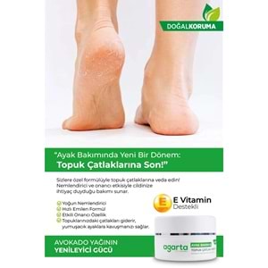 Agarta Ayak ve Topuk Çatlak Bakım Kremi 100ML (2 Li Set)