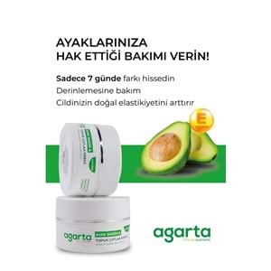 Agarta Ayak ve Topuk Çatlak Bakım Kremi 100ML (2 Li Set)