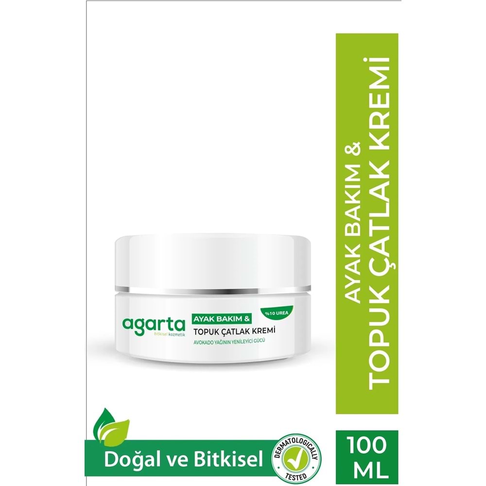 Agarta Ayak ve Topuk Çatlak Bakım Kremi 100ML (5 Li Set)