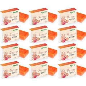 Agarta El Yapımı Doğal Sabun 150GR Yosun Özlü (12 Li Set)
