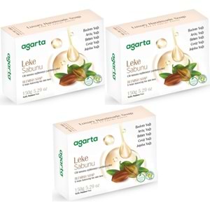 Agarta El Yapımı Doğal Sabun 150GR Leke (3 Lü Set)