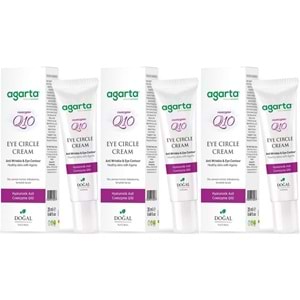 Agarta Doğal Göz Altı Kırışıklık ve Koyu Halka Yaşlandırma Karşıtı Antiaging Kremi 20 ML (3 Lü Set)