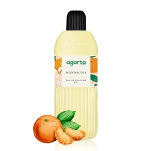 Agarta Kolonya 400 ML Mandalina 80 Derece Pet Şişe (3 Lü Set)