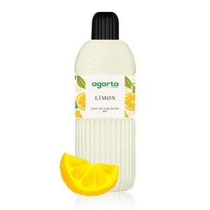 Agarta Kolonya 400 ML Limon 80 Derece Pet Şişe (6 Lı Set)