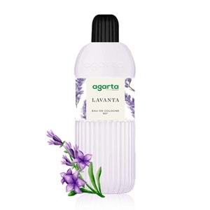 Agarta Kolonya 400 ML Lavanta 80 Derece Pet Şişe (6 Lı Set)