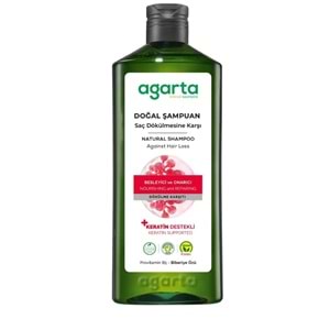 Agarta Doğal Şampuan 400 ML Saç Dökülmesine Karşı Çözüm (4 Lü Set)