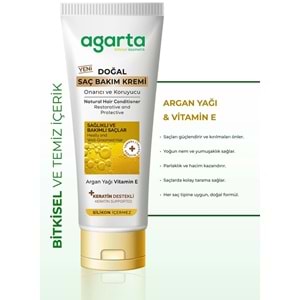 Agarta Doğal Güçlü Bakım Saç Güzelleştirici Krem 250 ML (3 Lü Set)